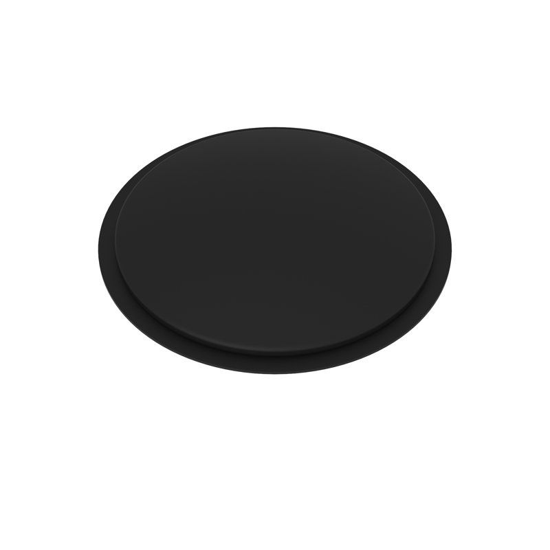 East Linear Faucet Hole Cover, Flat Black