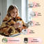 JYK Flannel Fleece Throw Blanket, Lightweight, Breathable, Soft Cozy Warm Plush Microfiber, 50"x60",  Fall Leaves Patchwork-134485476