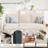 Ashleh 75.8" L-Shaped Sleeper Sofa Bed Sectional-748239457