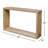 Evana Open Storage Console Table