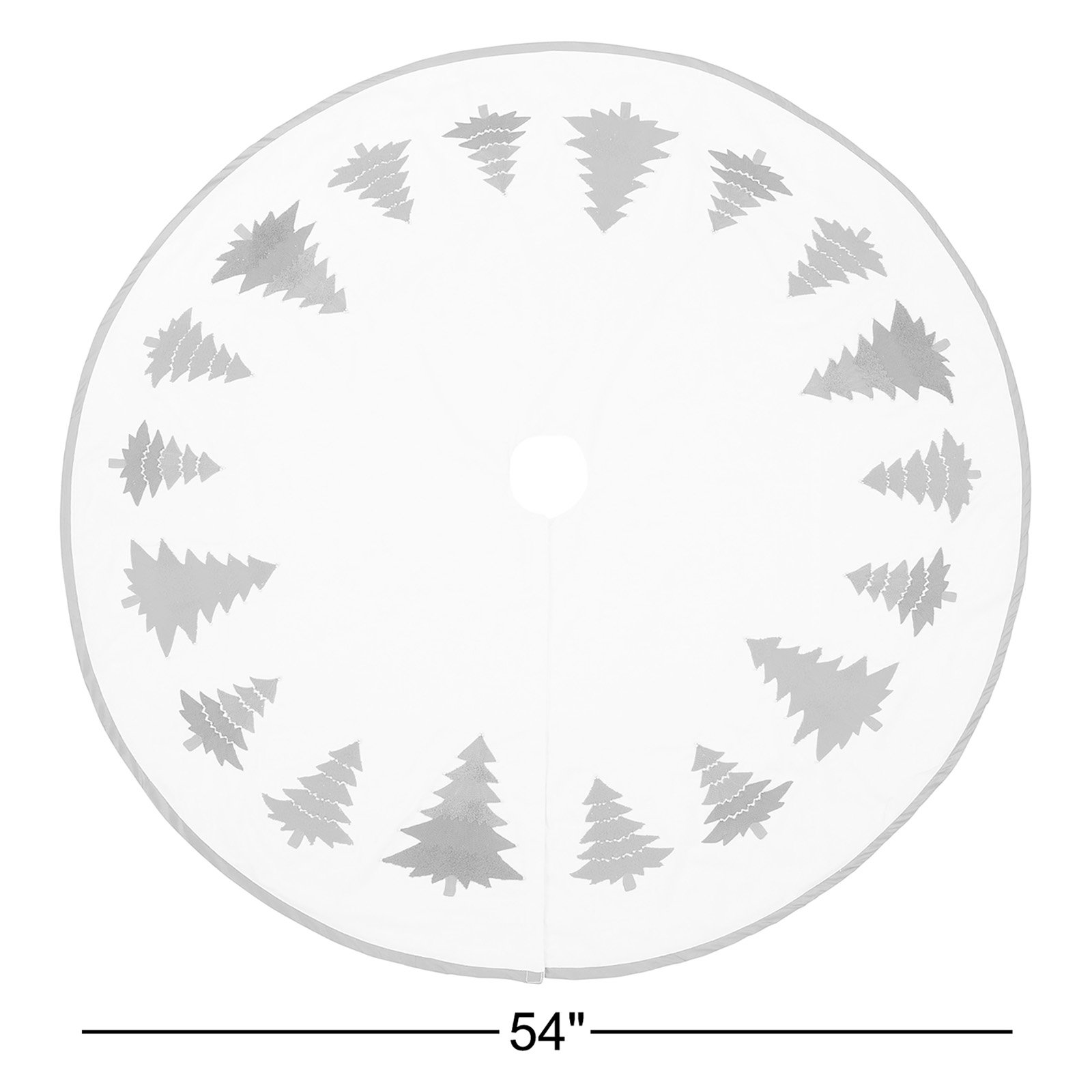 Arbres Collection Cotton Tree Skirt, 54" W