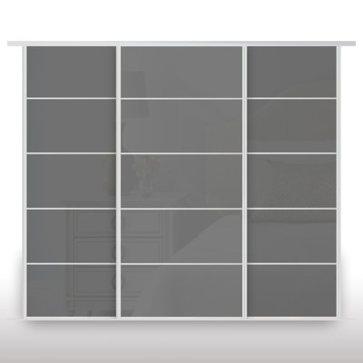 Abhyuday 3 Door Aluminium Wardrobe