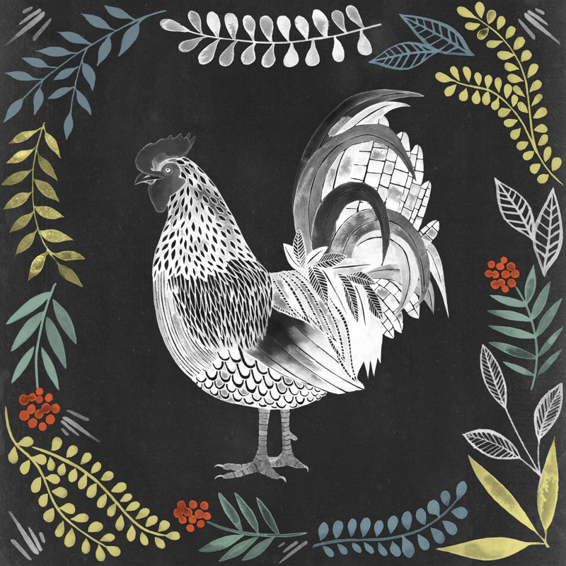 Chalkboard Farmhouse IV by Grace Popp - Wrapped Canvas Print, 30cm H x 30cm W  