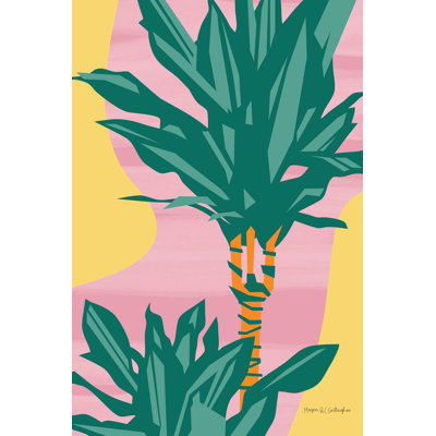 Dracaena 1 Piece Wrapped Canvas Wall Art