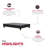 Dark Grey Upholstered Platform Bed Frame
