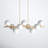Viola 9 - Light Dimmable Modern Linear Chandelier