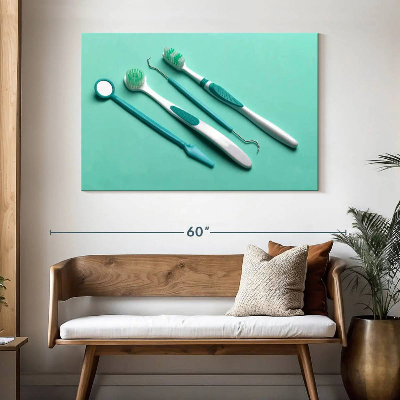 Outils hygiéniques dentaires Alcaraz Green, H 32 po x l 48 po