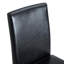 Ensemble de 4 chaises à dossier en polyuréthane avec pieds en métal - un match parfait pour les styles de maison minimalistes et modernes.-108797189