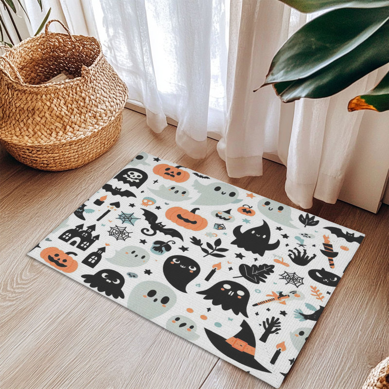 Tapis tressé d'Halloween, Rectangulaire 3 pi x 5 pi