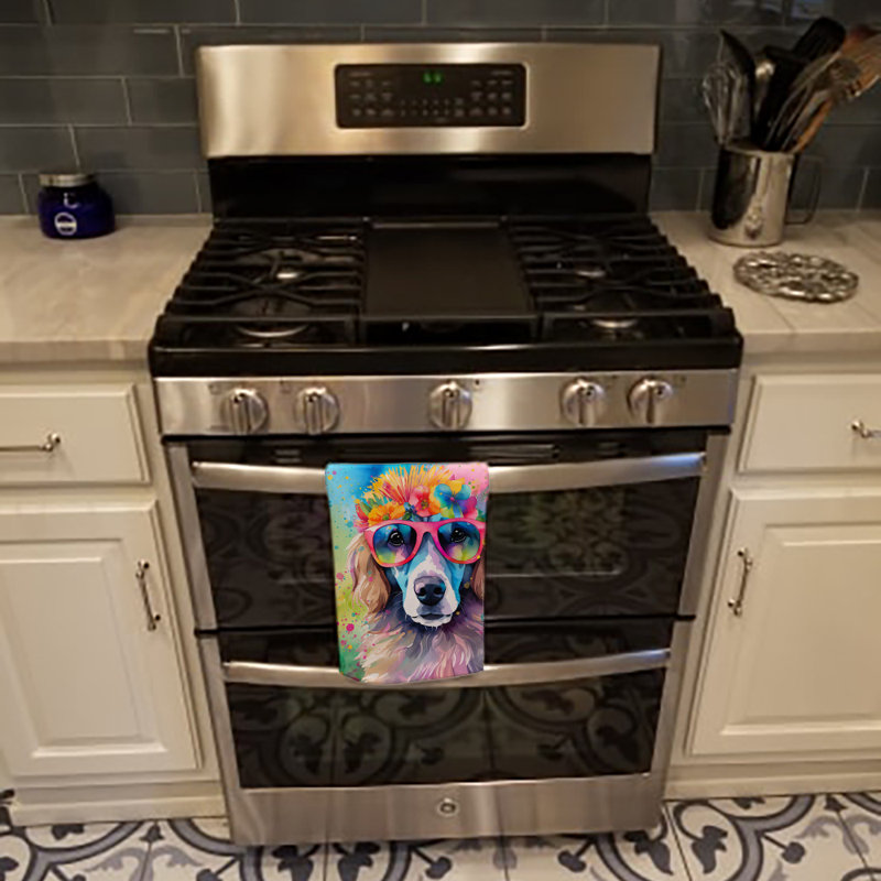 Serviette de cuisine Poodle Hippie Dawg