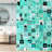 Soothing Aqua Inspirational Calming Tones with Uplifting Wallpaper-99829229
