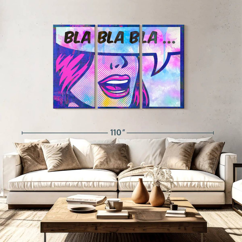 Tergel Bla Bla Bla, 48" H x 74" W