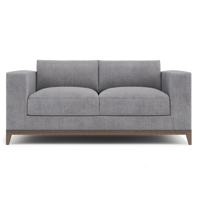 Noel Fabric Loveseat, Gray