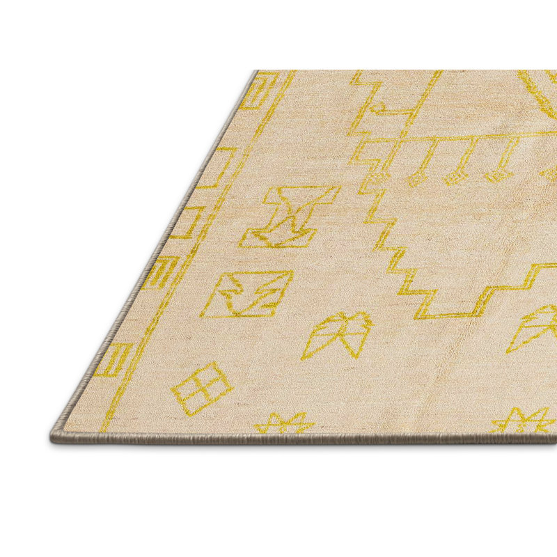 Abstract Indoor Rug, Rectangle 7' x 9'