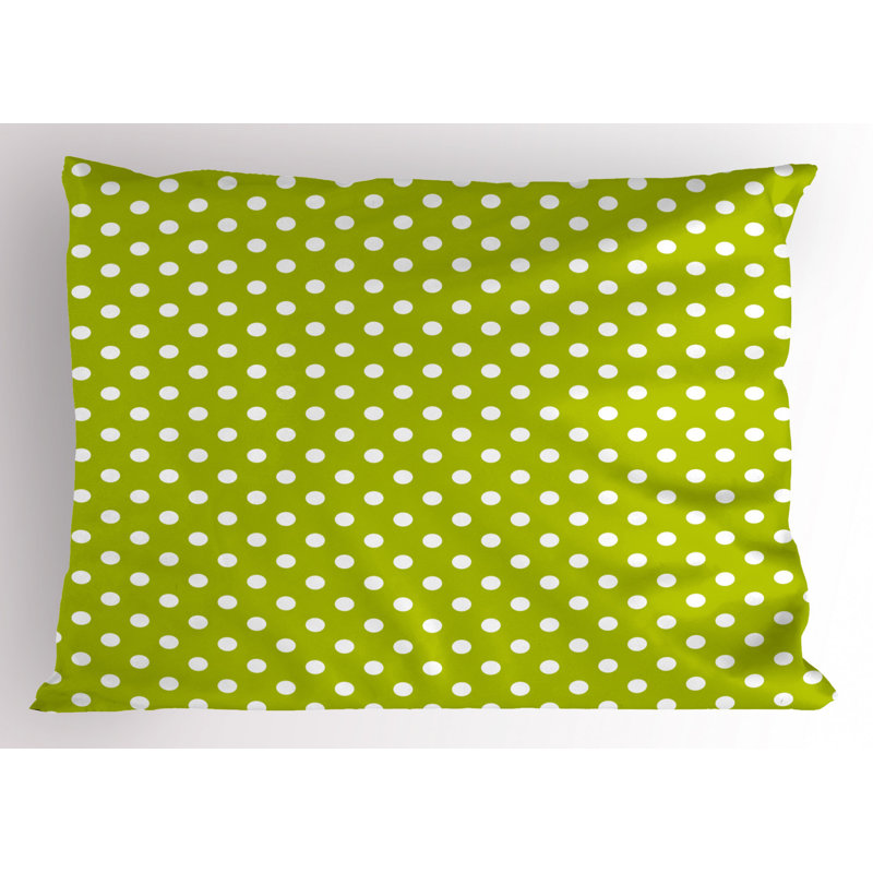 Dots Polyester Polka Dots Sham Set, Twin