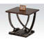 Table de bout en nickel noir