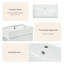 Meuble-lavabo de salle de bain 21,6 po