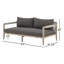 Sherwood Outdoor 2 - Seat Loveseat-404607770-474989731