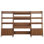 Bureau et bibliothèque en bois 3 pièces Modway Bixby