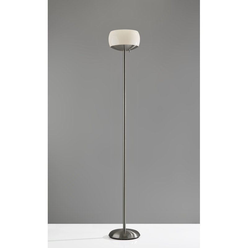 Perdita 71'' Torchiere Floor Lamp, Steel