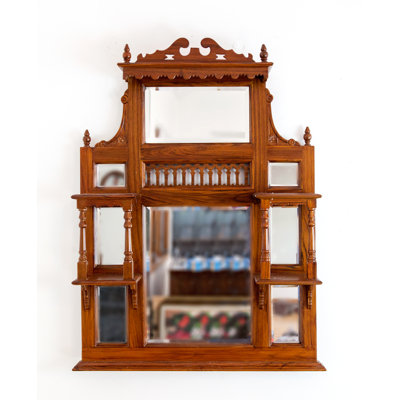 Jharokha Flat Beveled Wall Mirror