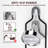 Hanging Over-The-Showerhead Caddy, Rustproof Anti-Swing Organizer With Soap Holder And Hooks