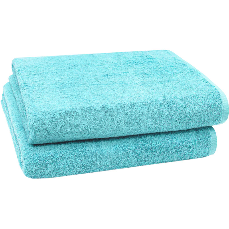 Midweight Bath Sheet, Azur