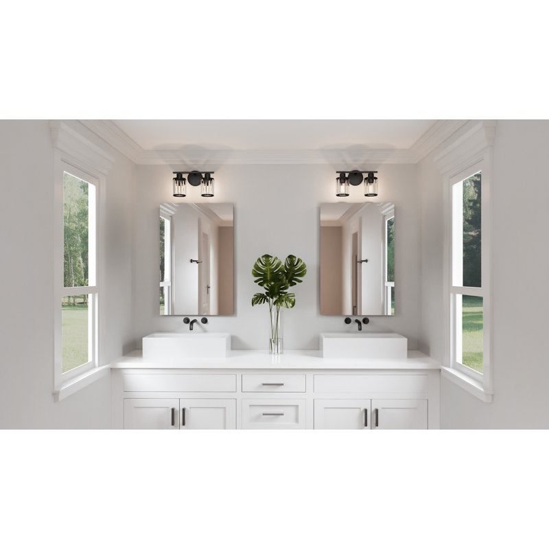 Annunzjato 2 - Light Dimmable Vanity Light, Matte Black