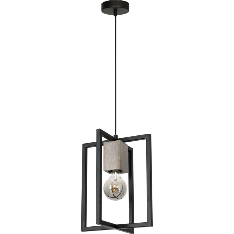 Ralph 1 - Light Black Geometric Pendant