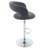 Andromachi Swivel Upholstered Adjustable Height Counter Stool with Metal Frame-341551190