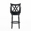 Tabouret de bar en cuir Celine