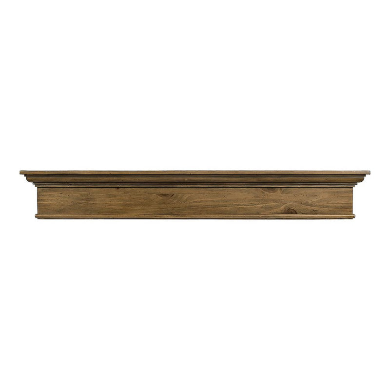 Tablette de foyer flottante en bois 60 po Bellamy, Frêne Rétro, 60"