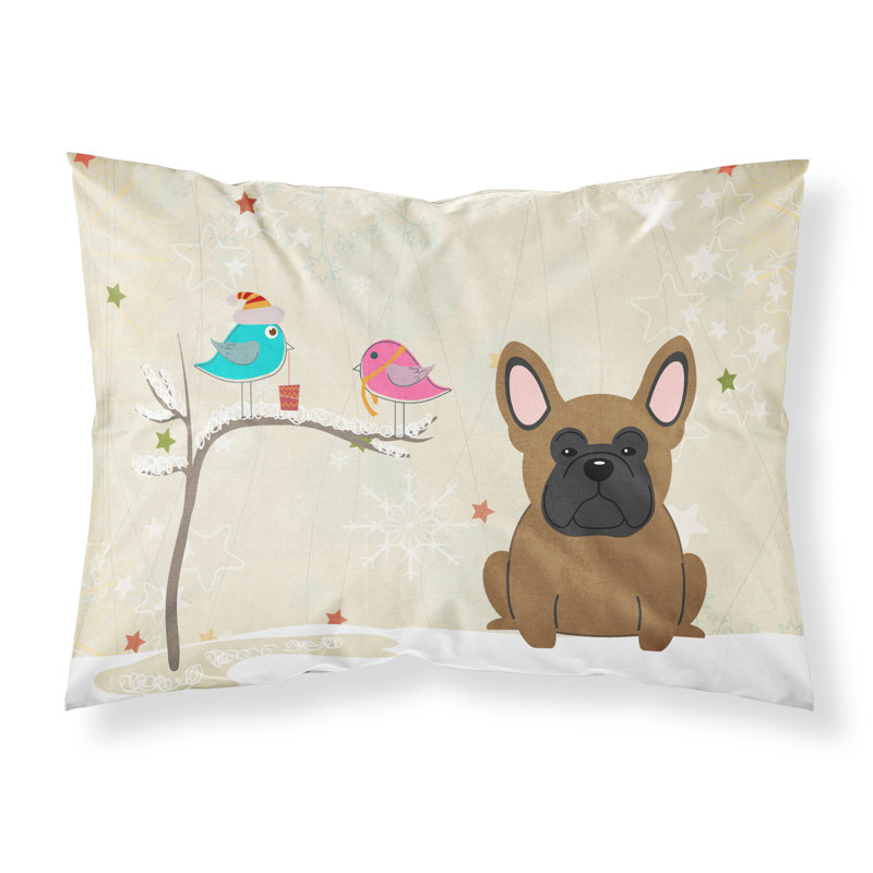 Microfiber, Brown French Bulldog