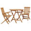 2 - Person Solid Wood Patio Dining Set Table,