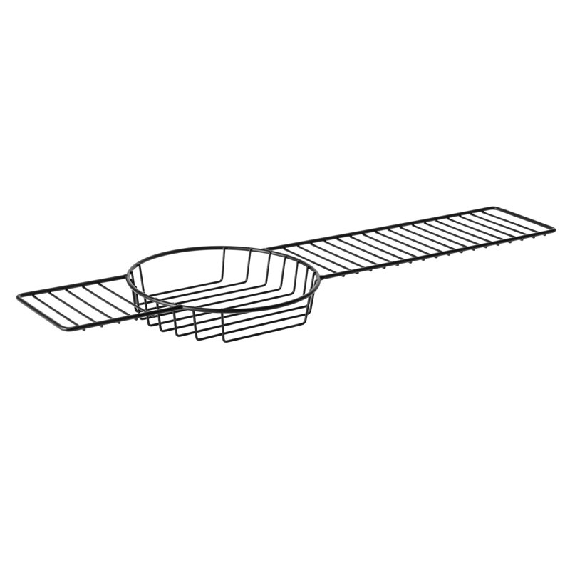 Freestanding Bath Rack, Matt Black