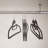 Fadl Plastic Non-Slip Standard Hanger for Dress/Shirt/Sweater