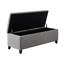 Banc de rangement à plateau capitonné Maniscalco-55060043