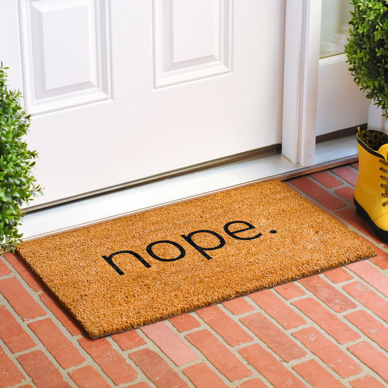 Tapis d'entrée antidérapant Emonnie, L 30 po x L 48 po