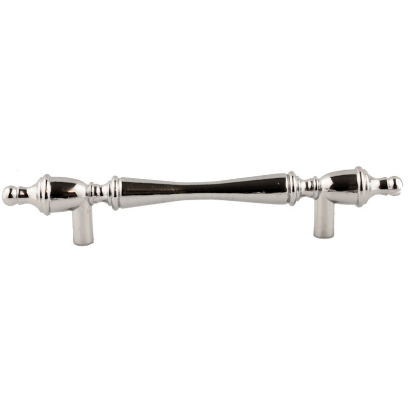 3" Mid Century Modern Pull Chrome