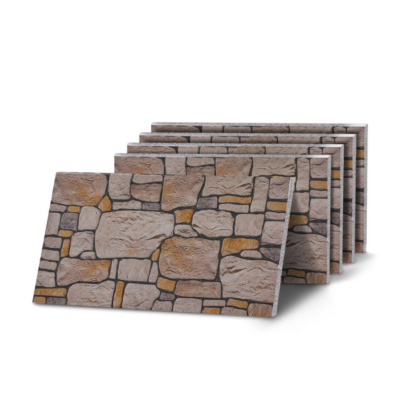 Cottage Warm Sand Stone Effect Wall Panel - Box of 5
