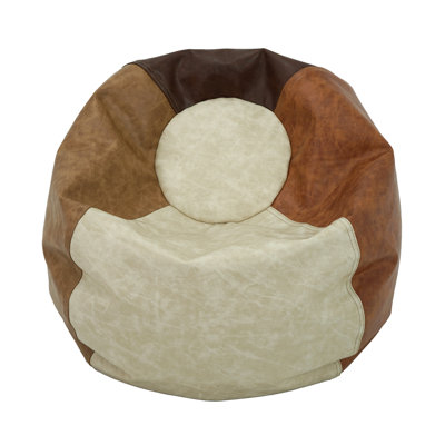 Standard Faux Leather Classic Bean Bag by Factory Direct Partners
