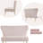 Vardell Fabric 48'' Reception Loveseat-1922649146