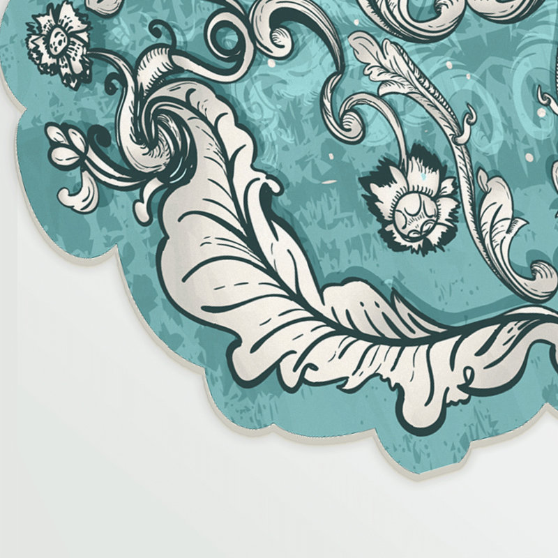 Premium Hall Carpet | 100% Polyester, 1200 g/m² | Non-Slip Underside with Leather Sole, 0.4 in Pile Height | Antibacterial, Machine Washable at 86°F | Easy to Clean, Vibrant Turquoise Color | Ideal for Entryways & Living Spaces