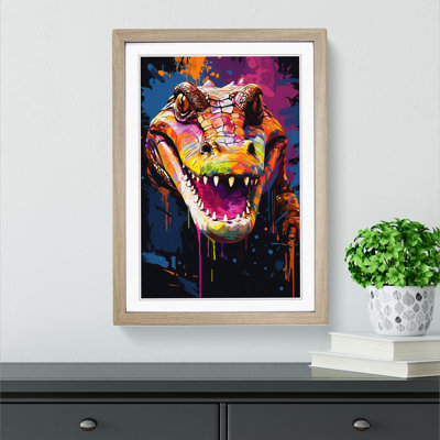 Alligator Pop - Framed Print