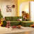 Ours en peluche vert