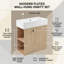 Ensemble de meuble-lavabo simple 21,6 po avec plateau en céramique Gabrielle-280020928