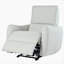 Fauteuil inclinable électrique gris clair, petit fauteuil inclinable électrique pour le salon, fauteuil électrique inclinable pour les petits espaces, canapé inclinable pour la chambre à coucher (gris clair)