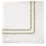 Chain Link With Faggoting Linen Napkin