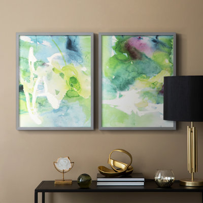 «Rising Above III», reproduction encadrée de qualité supérieure - prête à être accrochée - aucun clou requis - aucun clou requis