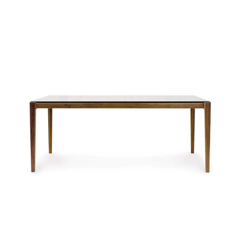 Lisse Glass Top Table, 42" W x 72" L